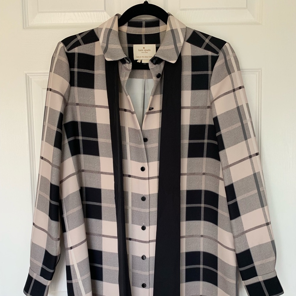 Kate spade plaid shift dress